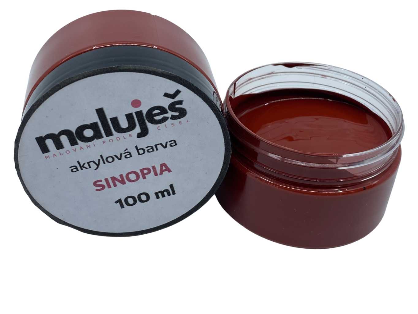 MALUJEŠ Malování podle čísel - AKRYLOVÁ BARVA - SINOPIA - 100 ml